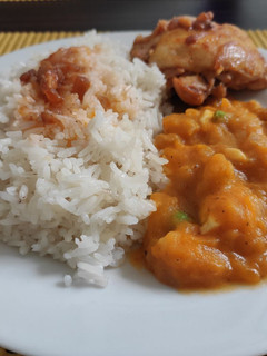 Una foto de Locro de zapallo