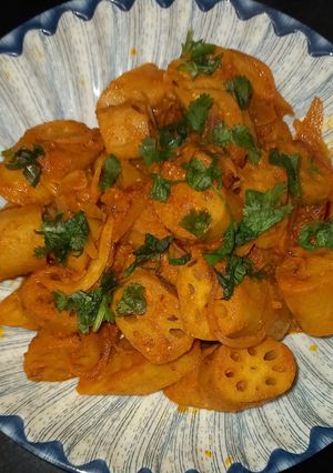 A picture of Spicy Lotus Root.