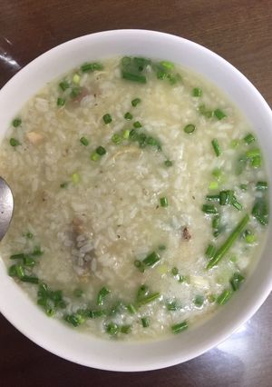 Hình của món Cháo gà🍚🐓.