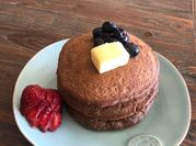 Una foto de pancake keto