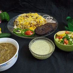 A picture of Masoor daal biryani.
