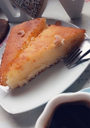 صورة لوصفة بسبوسة
