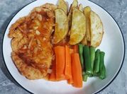 Gambar ayam crispy bbq