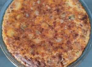 Une photo de Quiche sans pâte ratatouille et thon
