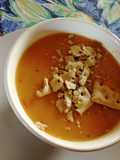 Crema de calabaza con coco