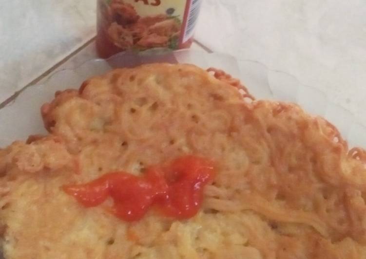 39. Omlette mie telur simple