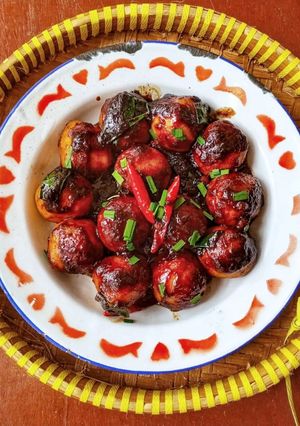 Foto resep Bakso Ikan Saus Tiram