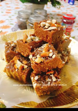 A picture of Instant Punjabi Dodha Barfi.