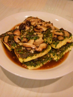 Foto resep Egg Tofu Spinach with Mushroom
