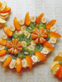 صورة لوصفة فواكه مشكله بطريقه لزيزه