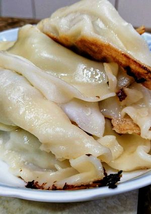 冷凍鍋貼煎法 的食譜成品照片