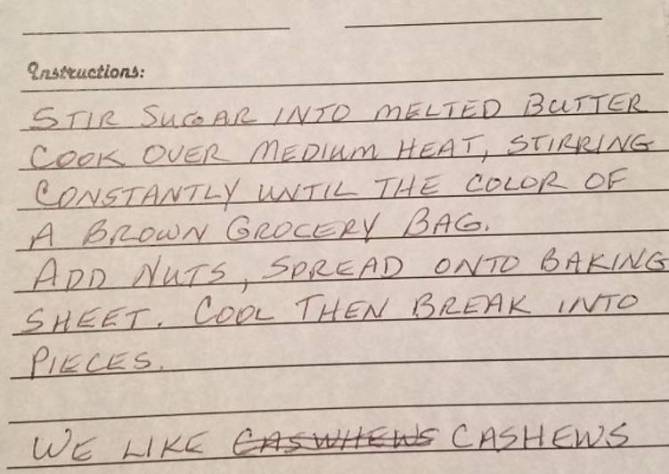 Recipe of Homemade Toffee