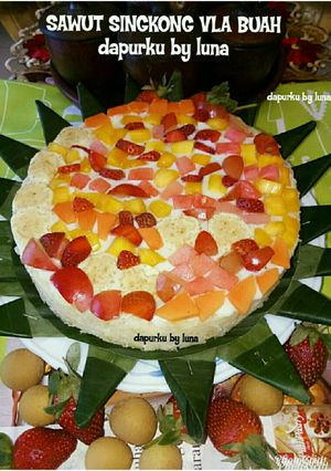 Foto resep Sawut singkong fla buah