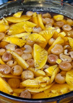 Hình của món Chè Thơm Nhãn Nhục.