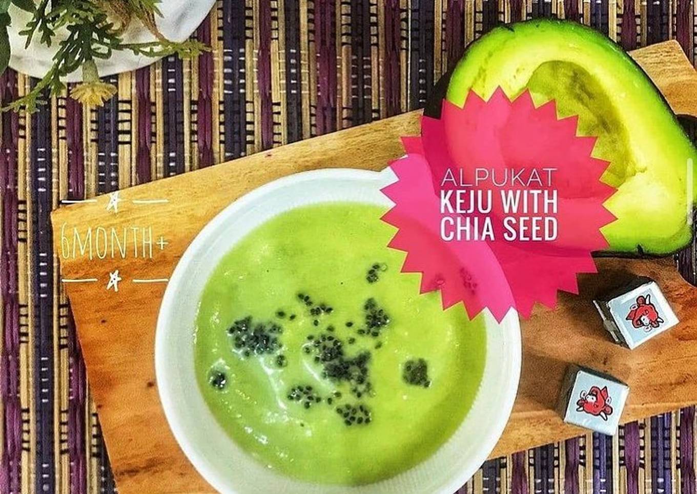 MPASI Alpukat Keju dan Chia Seed