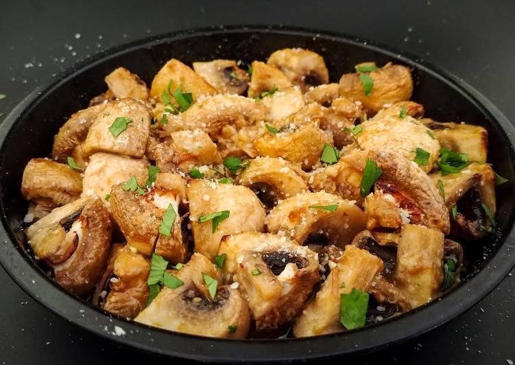 How to Make Ultimate Parmesan BBQ Mushrooms