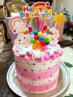 Foto resep Cake Ultah Rainbow Oven