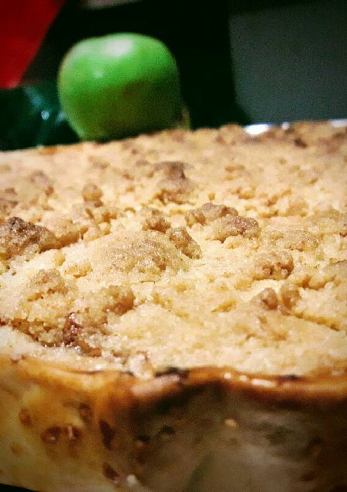Una foto de Tarta de manzana con crumble