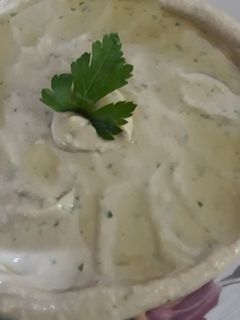 صورة لوصفة حمص بطحينية 😋