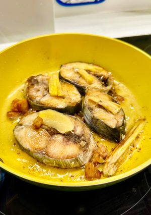 Hình của món Cá thu chiên không tanh.