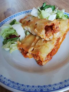 Töltött, halas cannelloni recept fotója