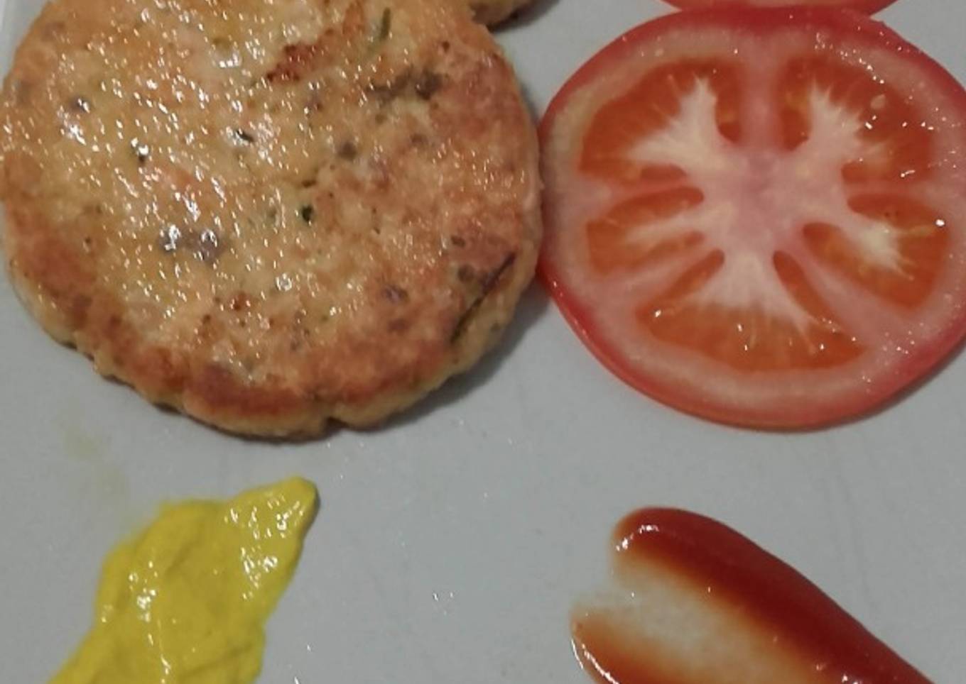 Hamburguesa de salmón