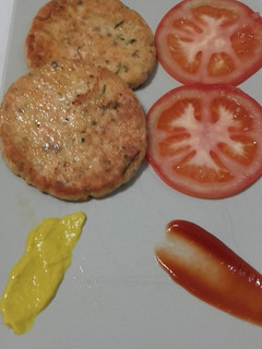 Una foto de Hamburguesa de salmón