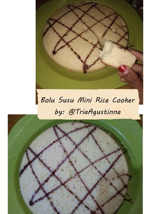 Foto resep Bolu susu mini rice cooker
