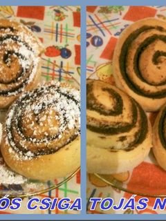 Kakaós csiga tojás nélkül 🌺 recept fotója