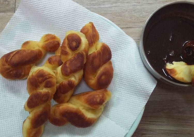 Resep: Twisted Korean Doughnut (꽈배기) Murah