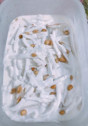 Hình của món Kem chuối beo béo.