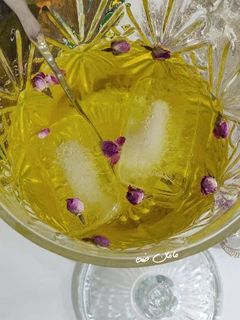 عکسی از دستور شربت گلاب زعفران