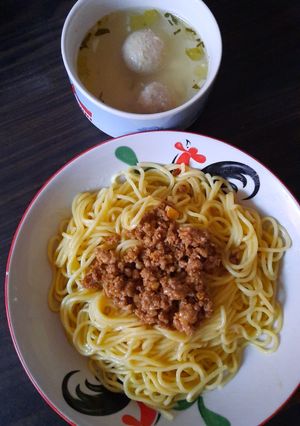 Foto resep Bakmi ayam sederhana