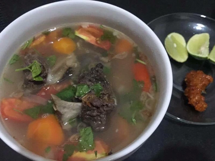 Langkah Mudah untuk Membuat Resep Sop buntut sapi Anti Ribet, Enak