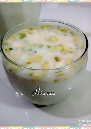 A picture of Doodh ka sharbat.
