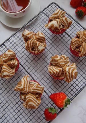 Foto resep Bolu Kukus Zebra