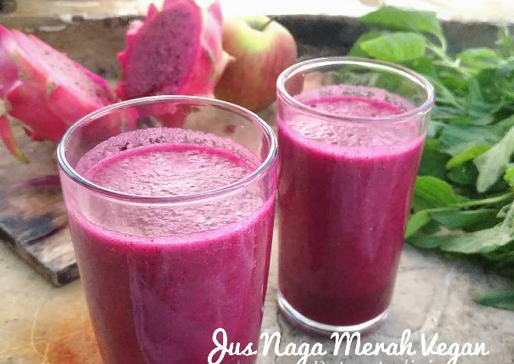 Resep Jus Buah Naga Vegan Anti Gagal