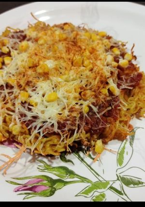 A picture of Maggi Corn Pizza.