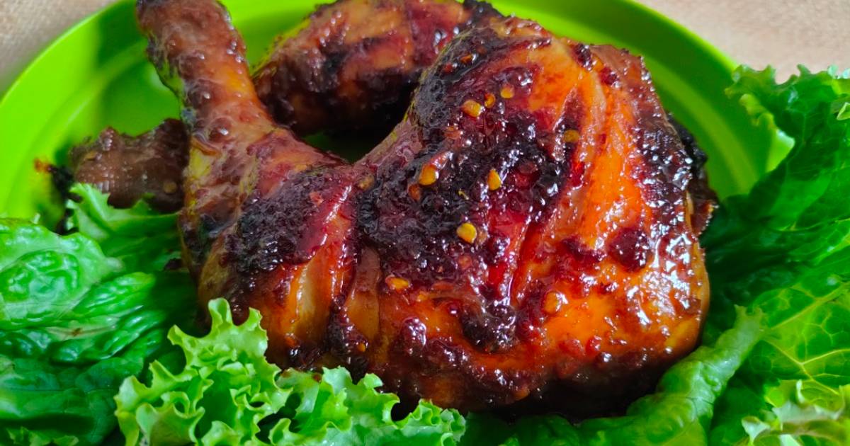 Resep Ayam Panggang Teflon Pedas Mantap Oleh Ummu Maiza Cookpad