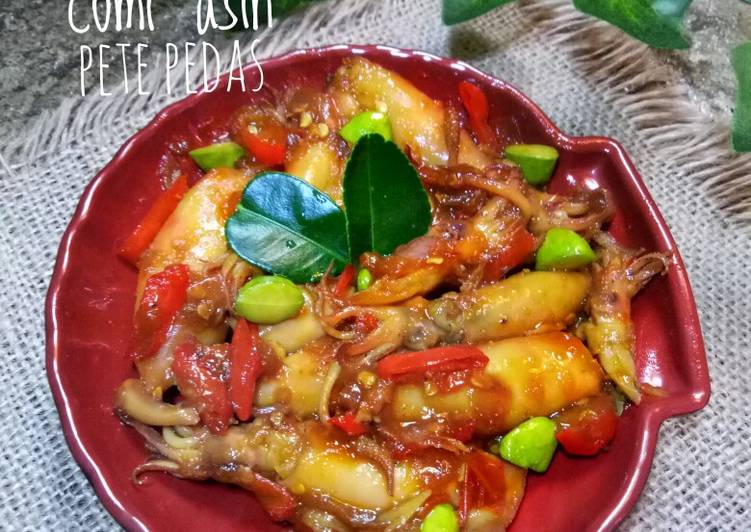 Resep Cumi Asin Pete Pedas Anti Gagal