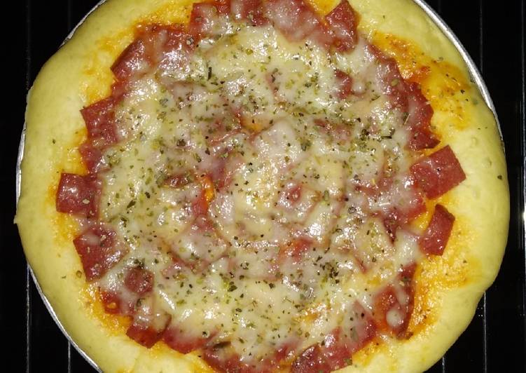 Bagaimana meracik Simple Homemade Pizza, Enak Banget