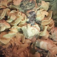 A picture of Slow Cooker Chicken Stroganoff.