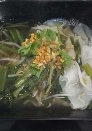 รูปของ ก๋วยเตี๋ยวน้ำผัก