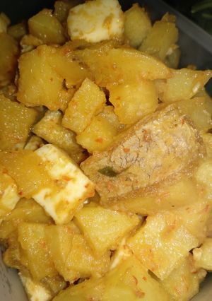 Foto resep Sambal Goreng Kentang Kerupuk Rambak Putih telur