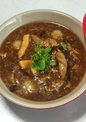 รูปของ Hot and Sour Soup (ซุปเผ็ดและเปรี้ยวแบบจีน)