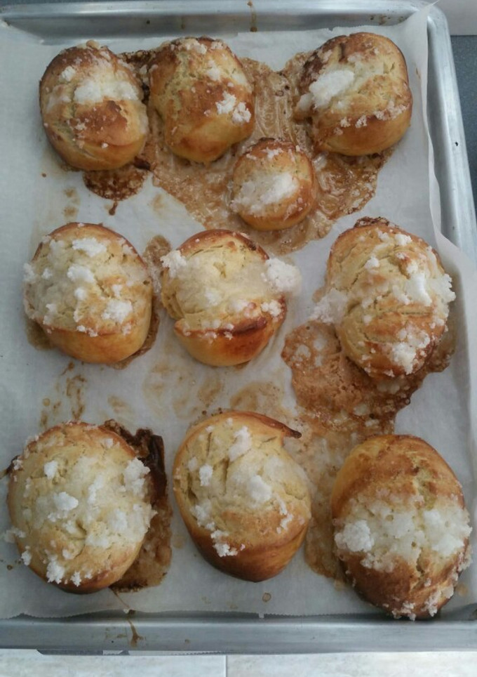 Una foto de Bollitos suizos caseros
