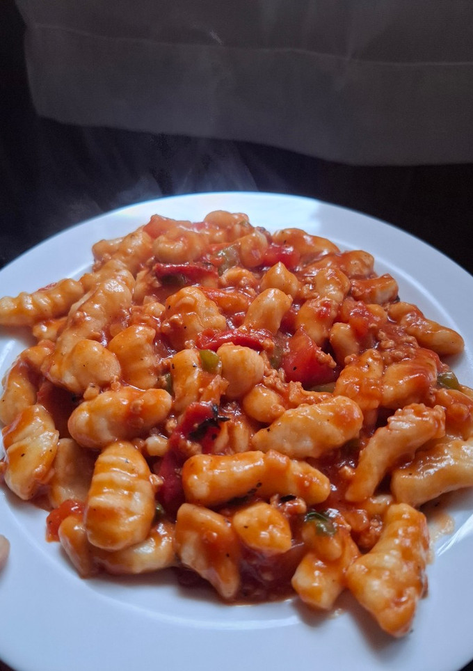 Una foto de Ñoquis caseros