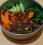 Easy Way Prepare Bibimbap Nasi Merah the So Delicious Can spoil the tongue