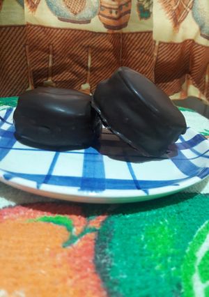 Una foto de Alfajores de chocolate