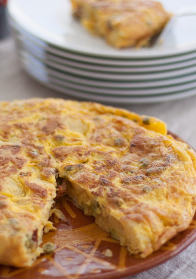 Una foto de Tortilla paisana